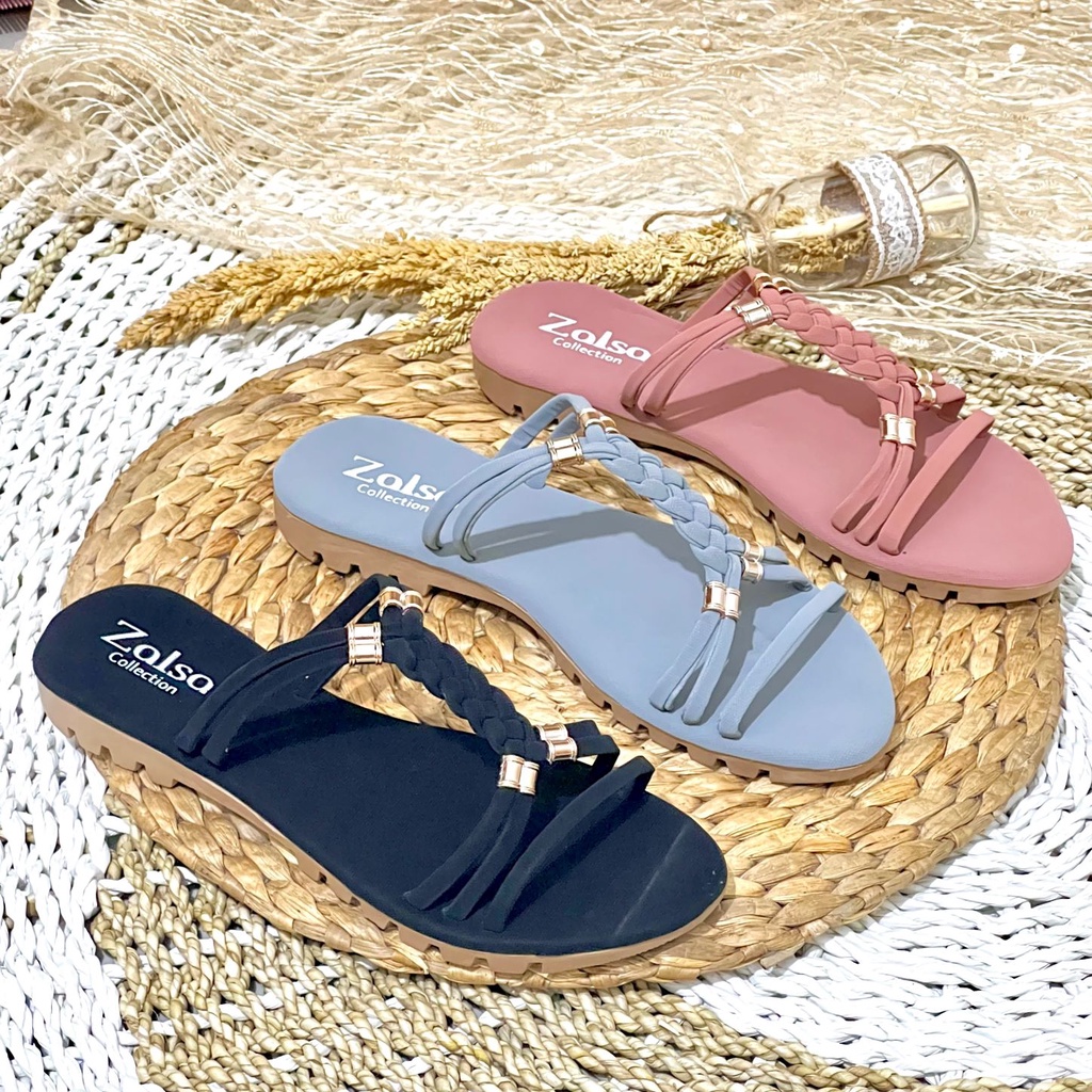 Sandal Flat AINO Sol Tebal Wanita SBB 04