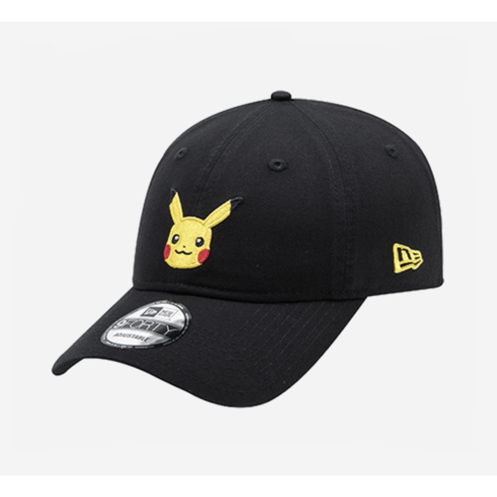 Edisi Terbatas Topi New Era 9Forty Unstructured x Pokemon Face Ball Black Cap 100% Original Resmi