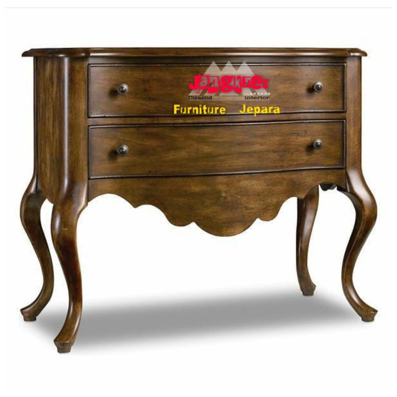 Nakas jati solid ukir klasik