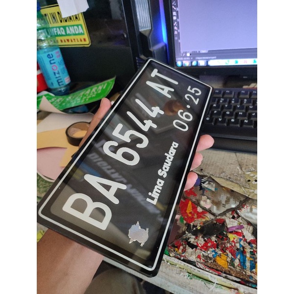 plat nomor motor variasi/plat motor hologram/plat motor sticker/plat motor mika