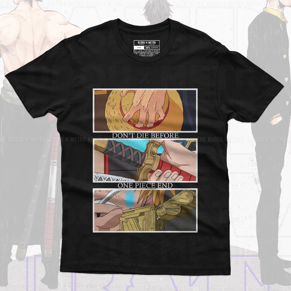 Tshirt Don't Die Before One Piece Anime Manga Premium Unisex