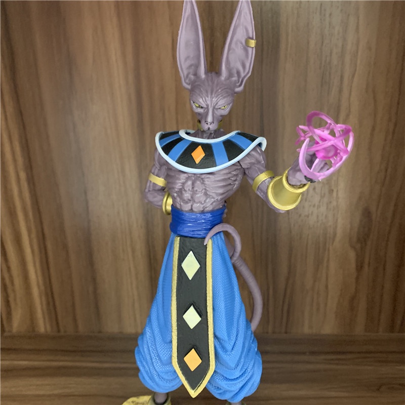 Anime Dragon Ball Z Beerus Figure Super God of Destruction Figure Koleksi Model Mainan Untuk Anak Hadiah Mainan