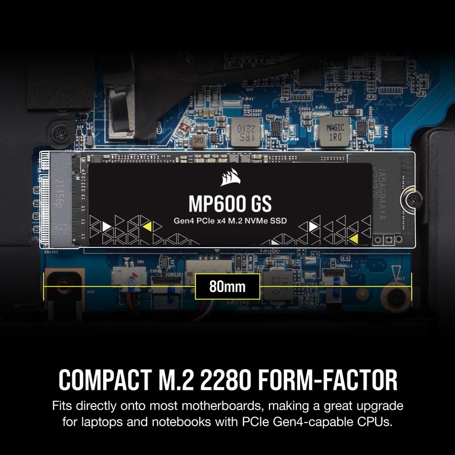 CORSAIR MP600 GS 1TB PCIe 4.0 (Gen 4) x4 NVMe M.2 SSD