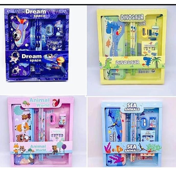 

(B-R9R-✉) 1 Set Alat Tulis Anak YOYO 8016 Motif Spiderman Cars Frozen Hellokitty berkualitas