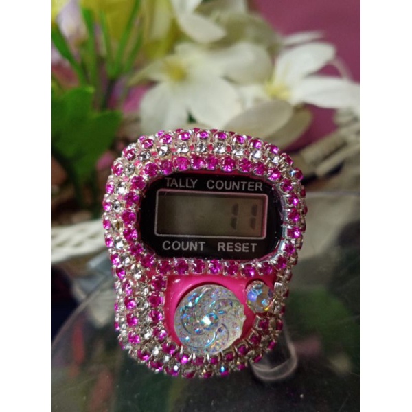 TASBIH DIGITAL CANTIK SWAROVSKY FULL DIAMOND