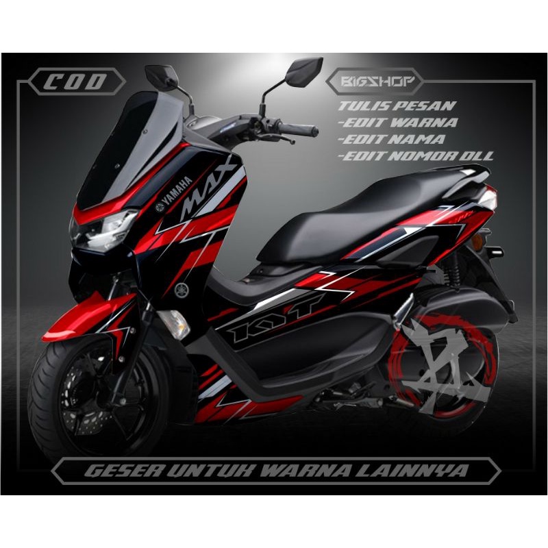 Stiker Decal Nmax New stiker nmax full body motif new laminasi glossy/doff