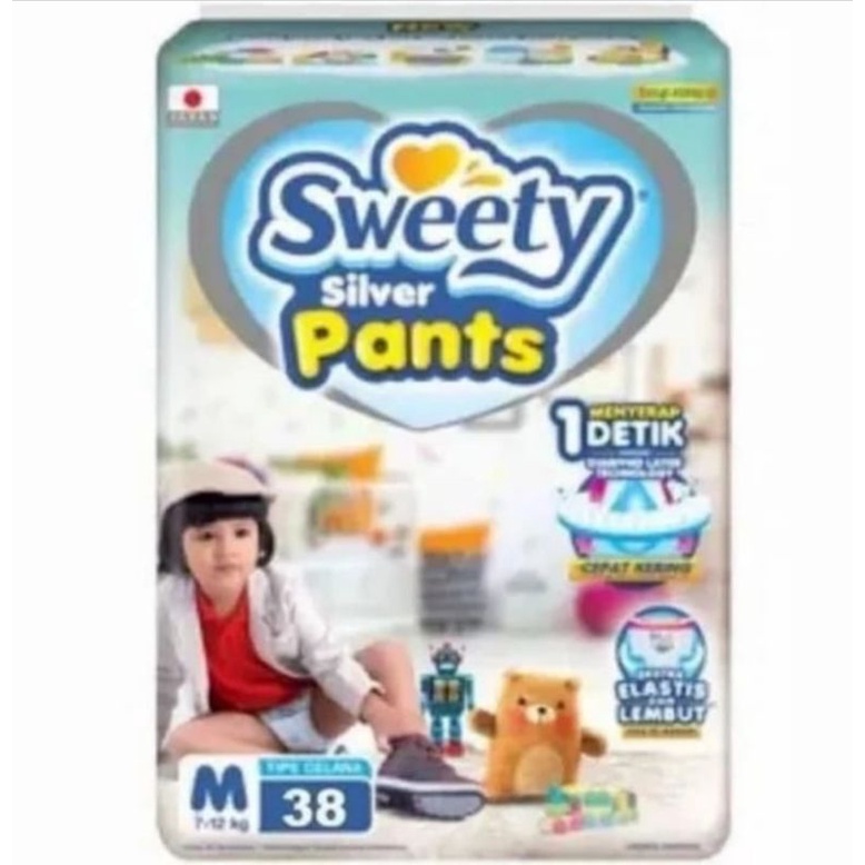 sweety silver pants M-38