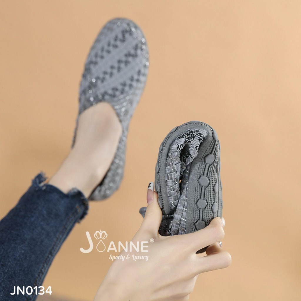 JOANNE Rajut Knit Flats Shoes #JN0134 ORIGINAL