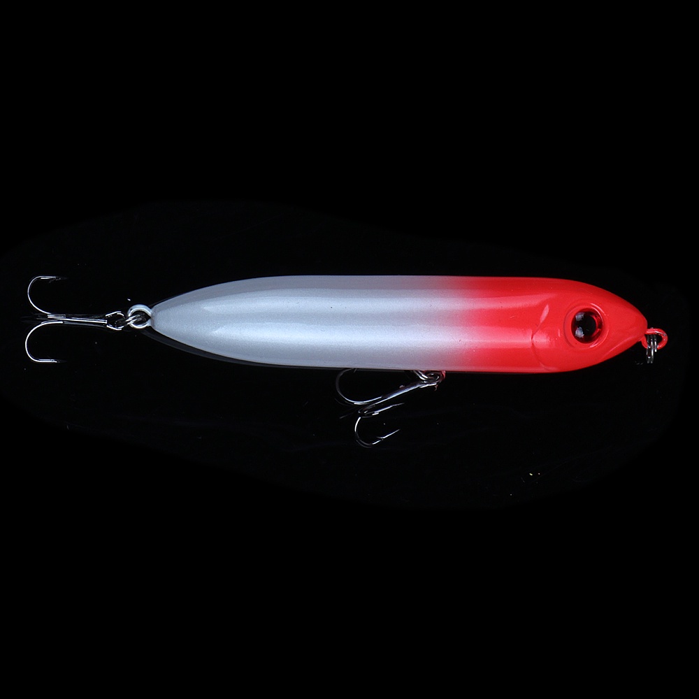 Umpan Popper Pensil Pancing 10cm/12g Umpan Pancing Plastik Umpan Berjalan Kepala Ular Umpan Pensil opwater Fishing Lure