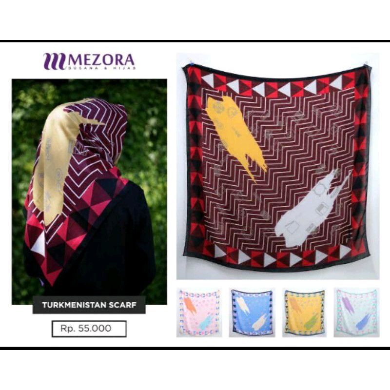 Kerudung segi empat mezora