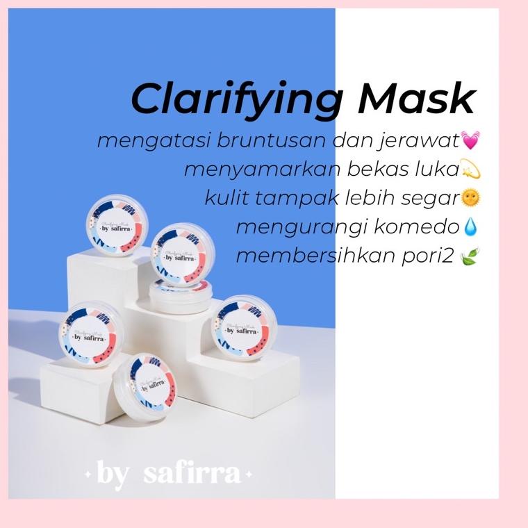 (I-I5I(❤) CLARIFYING MASK BY SAFIRRA BPOM (LINK BARU) super keren