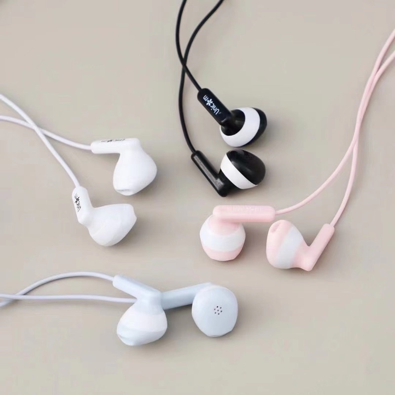 [XY 54 ] Set Headset Earphone karakter motif Unicorn cute sweet  / + Wadah penyimpanan Earphone Motif