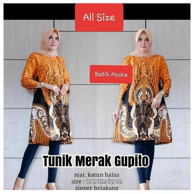 Tunik Batik Katun Solo