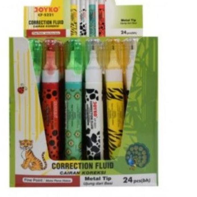 

Pasti Ada Correction Fluid / Tipe - x Cair Joyko CF - S221 /(1box/24pcs) HR6+
