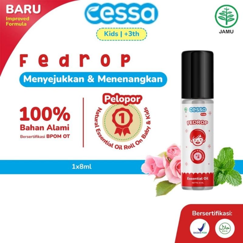 CESSA KIDS 3 TAHUN+ ESSENTIALS OIL 8 ml (Happy Nose, Bofit, Fedrop, Itch Away, Lenire) / Cessa Anak 3 Tahun Keatas