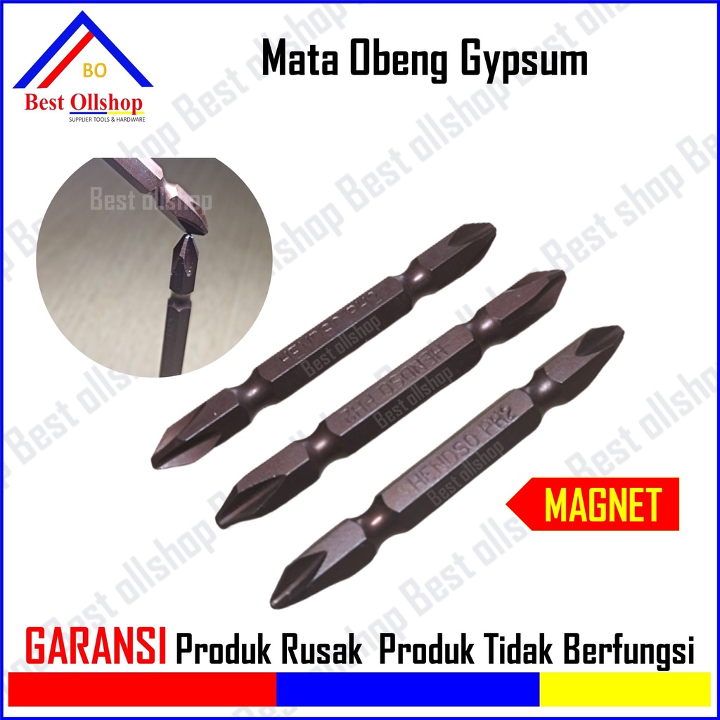 Mata Obeng Magnetic Gypsum Dry Wall / Screw Driver Bit Magnet Angin Gypsum 1 Pcs