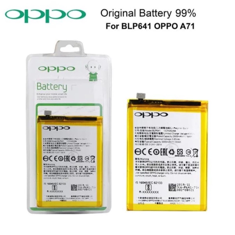 BATERAI OPPO BLP641 A71 ORI 99% PACKING IMPORT PREMIUM KUALITAS BAGUS