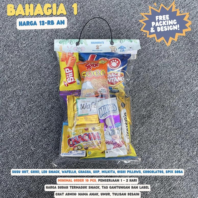 

2.2 Product HOT Paket Ulang Tahun / Bingkisan Ulang Tahun Anak/ Snack Ultah / Hampers Souvenir Birthday Bahagia