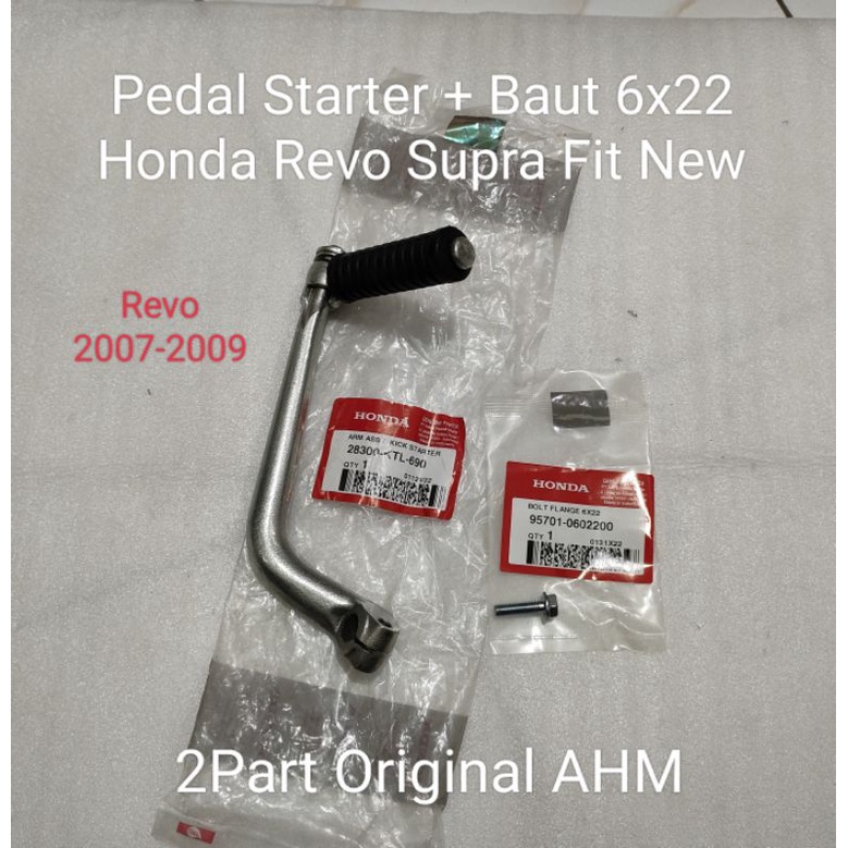 Pedal Starter + Baut 6x22 Revo Supra Fit New Ori AHM 28300 KTL 690