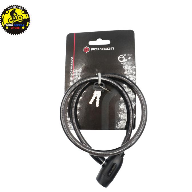 Promo  [BISA COD] POLYGON GEMBOK KUNCI SEPEDA LIPAT MTB ROADBIKE BMX UNIVERSAL TERLARIS TERPERCAYA O