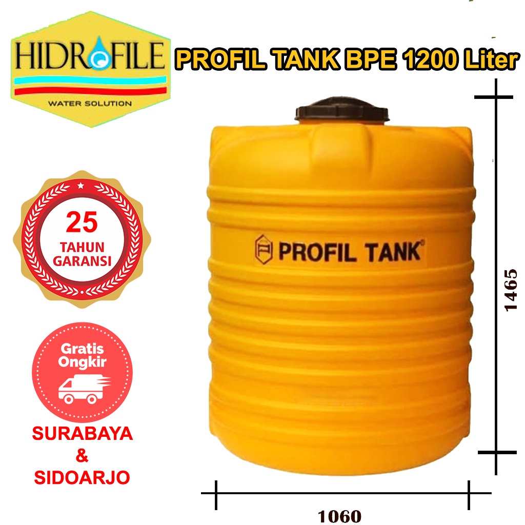 Tandon Air Profil Tank BPE 1200 Liter