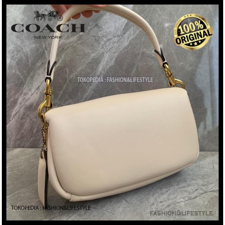 TAS COACH TABBY PILLOW SHOULDER BAG 18 IVORY ORIGINAL 100% COACH