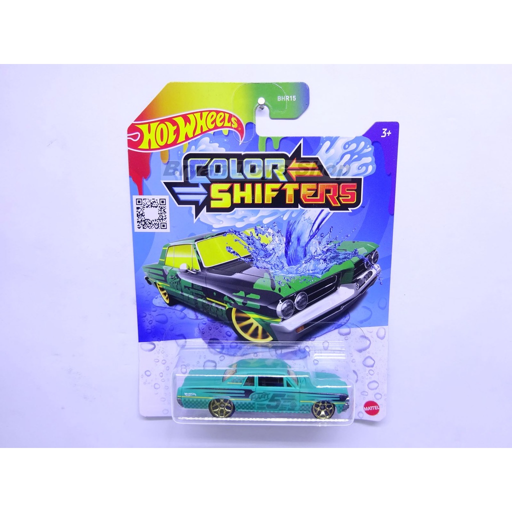 Hot Wheels Color Shifters 64 Pontiac GTO Hijau