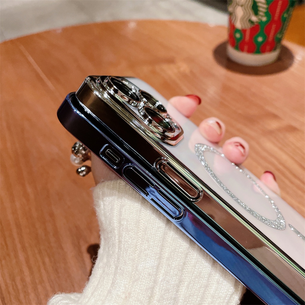 Casing Magnet Mewah iPhone 14 Pro Max Case iPhone 13 12 Pro Max14 Plus Pelindung Kamera Lensa14 Pro Premium Aesthetic Full Tertutup Shockproof Protection TPU Soft Case