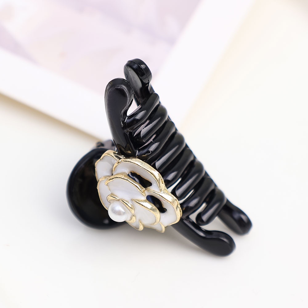 Vintage Gadis Lucu Kecil Jepit Rambut Korea INS Gaya Hiasan Kepala Wanita Ladies Aksesoris Rambut Sederhana Anak Elegan Hair Pin Hair Claw Sweet Camellia Hair Clip