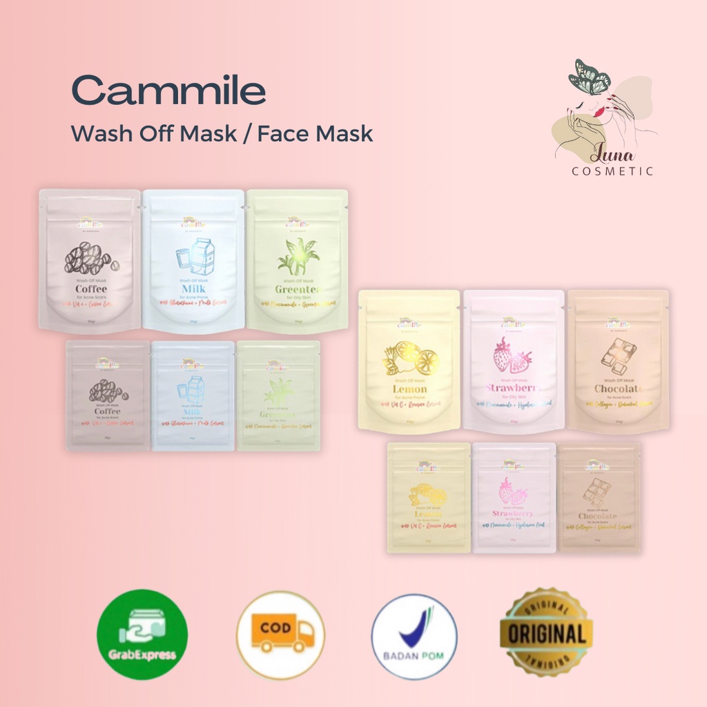 CAMILLE BEAUTY Wash Off Mask / Face Mask BPOM