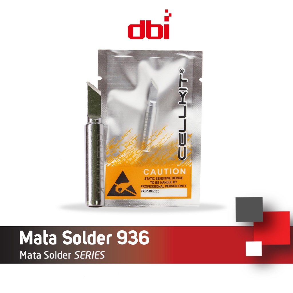 Mata Solder - Solder TIP 936 mdl Pisau /  Miring type T-K LEAD FREE CELLKIT