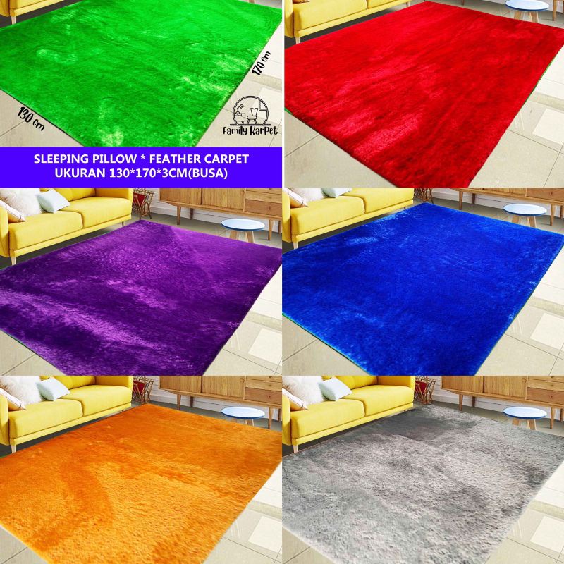 karpet bulu rasfur karpet busa tebal