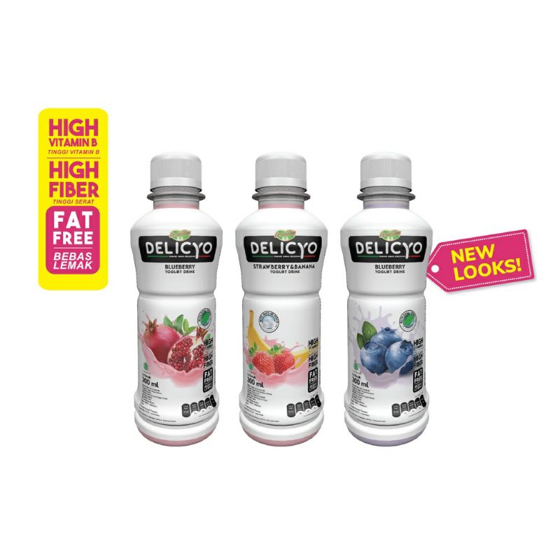 

DELICYO YOGHURT DRINK BLUBERRY 250ml