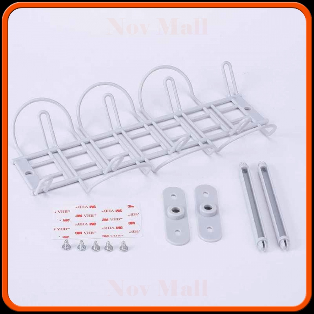 Rak Gantung Bawah Meja ABS Under Table Storage Cable Organizer -ST342