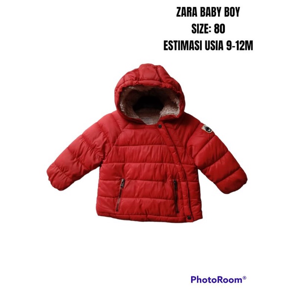 Jaket Hoodie Zara Baby Boy Thrift