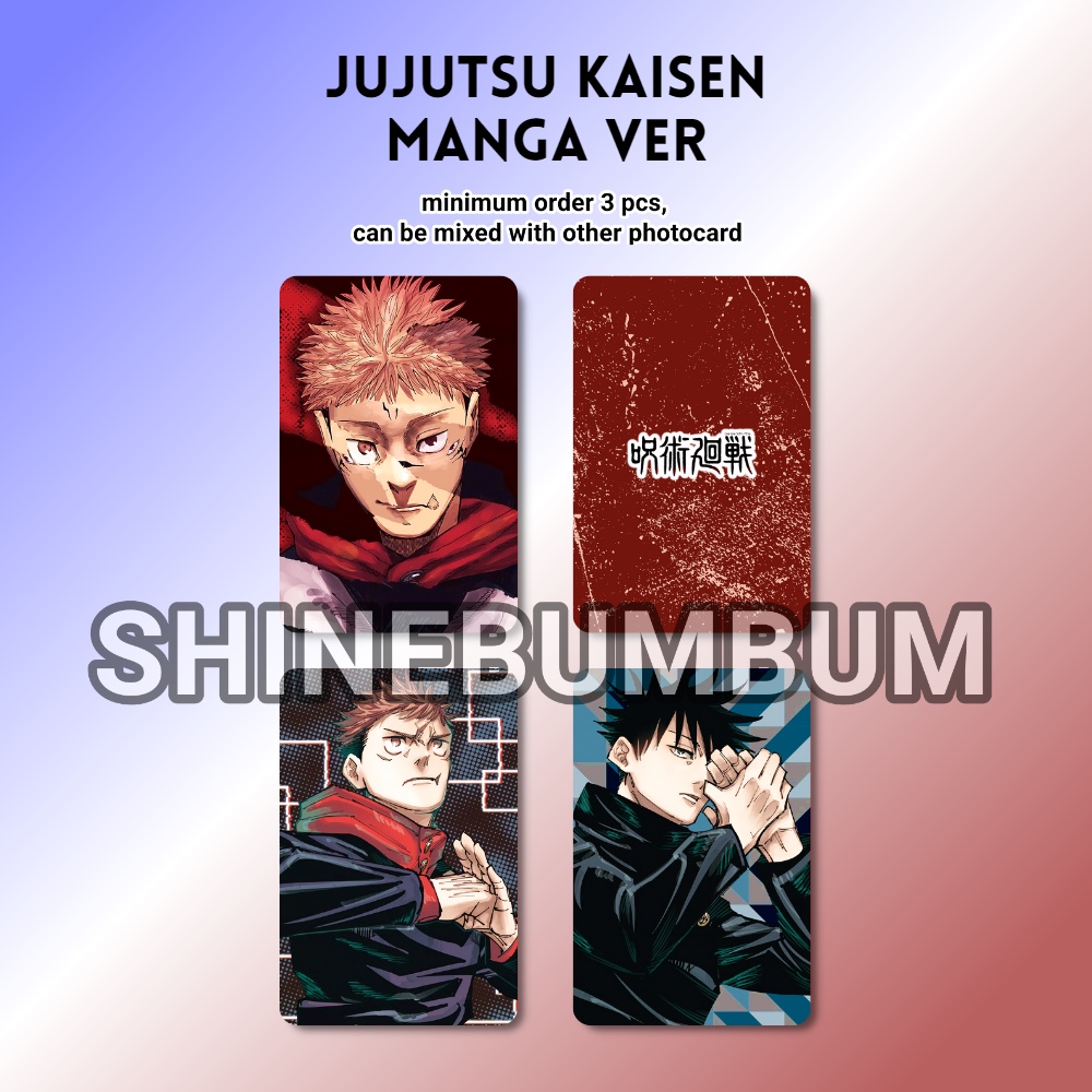Photocard Jujutsu Kaisen Manga Ver