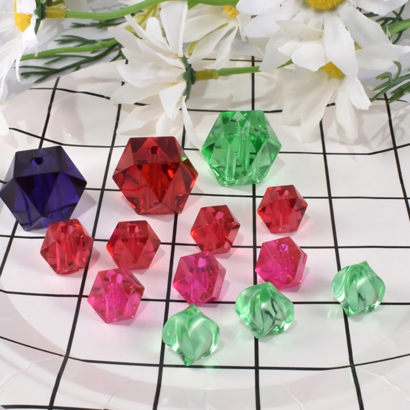Sa Cetakan Manik-Manik Resin Dengan Lubang Cetakan Epoxy Resin Silikon Untuk Cabochon Gemstone