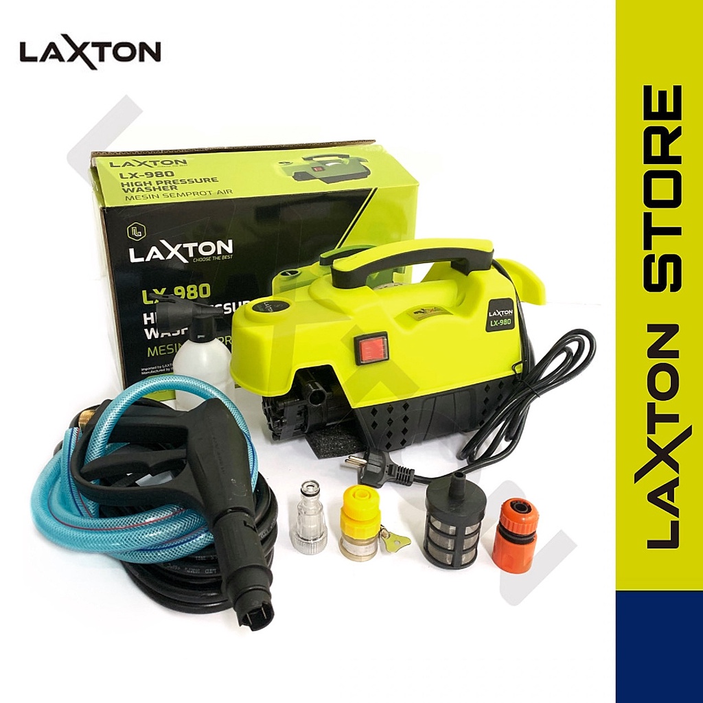 LAXTON Alat mesin steam cuci motor &amp; mobil Jet Cleaner High Pressure Washer semprot semprotan LX980 MURAH LARIS