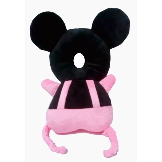 (Free Belt MINNIE MOUSE) Bantal Pelindung Kepala Bayi Anti Jatuh Head Neck Pillow Pad Baby Head Protektor