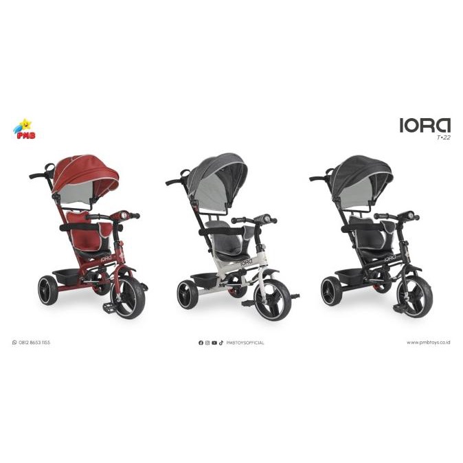 Sepeda Anak Roda Tiga Iora Pmb T11 T-11 #Original