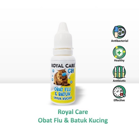 flu batuk KUCING royal care Obat Flu batuk untuk Kucing 10 ML