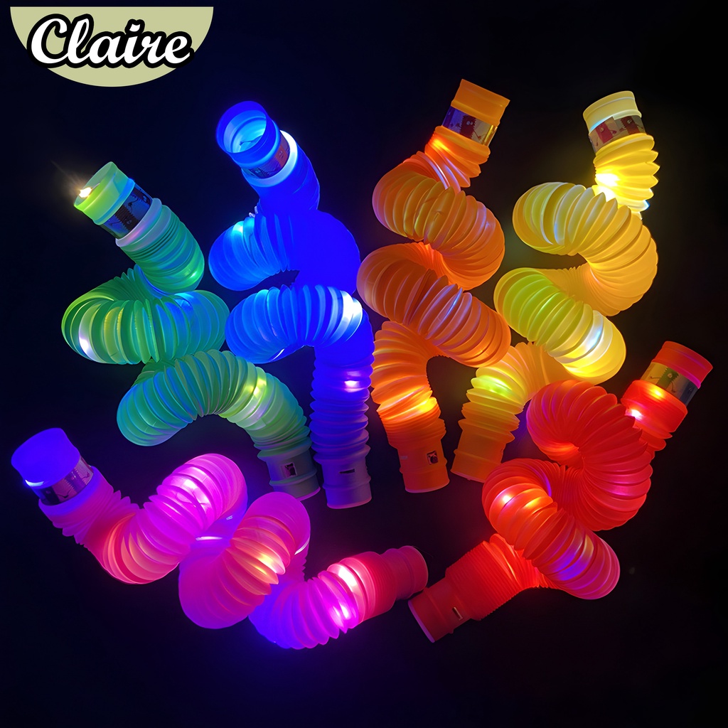 Pop Tubes Light Up LED Mainan Anak / Selang Lampu Mainan Anak