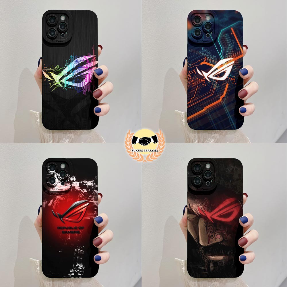 CUSTOM CASE SOFTCASE SILIKON PROCAMERA ROG CUSTOM VIVO Y12 Y15 Y17 Y16 Y12S Y20 Y21S Y91 Y93 Y95 Y91