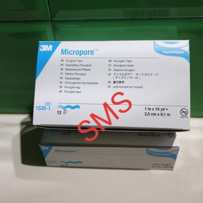 Micropore 1" 3M / Plester Micropore 1in 3M