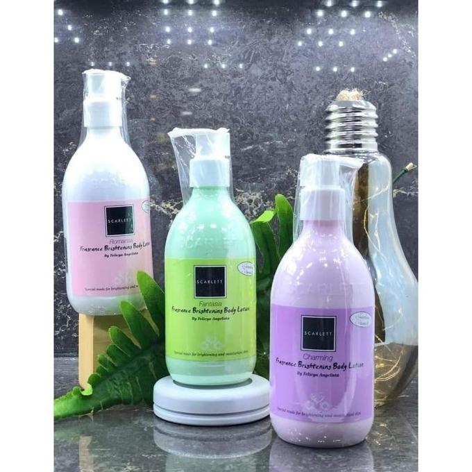 (BISA COD) Scarlett Whitening Paket 5 Item Free 1 Scarlett Hand Sanitizer