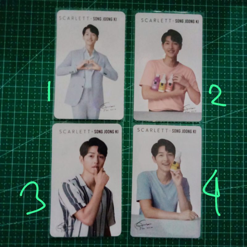 READY STOK PC PHOTOCARD SCARLETT X SONG JOONG KI