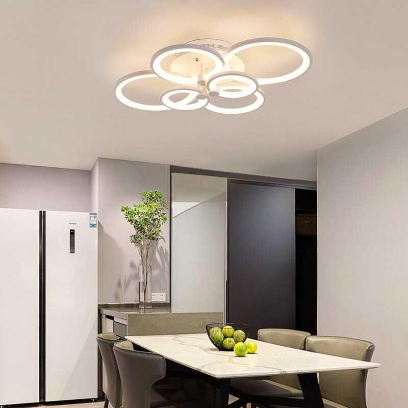 MINGKO Lampu LED Plafon Modern Ceiling Light 6 Ring - 0528