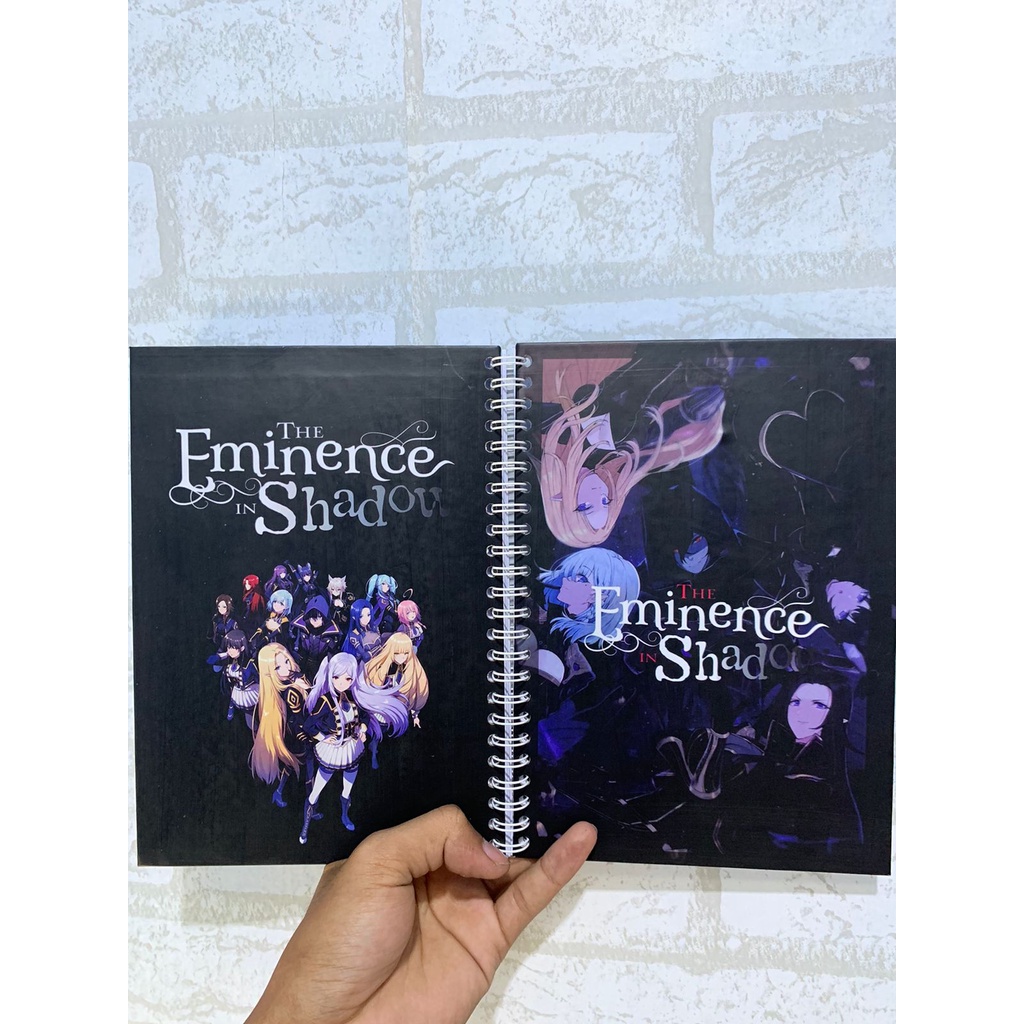

Notebook Spiral Anime The Eminence In shadow M1 Hardcover dan Softcover