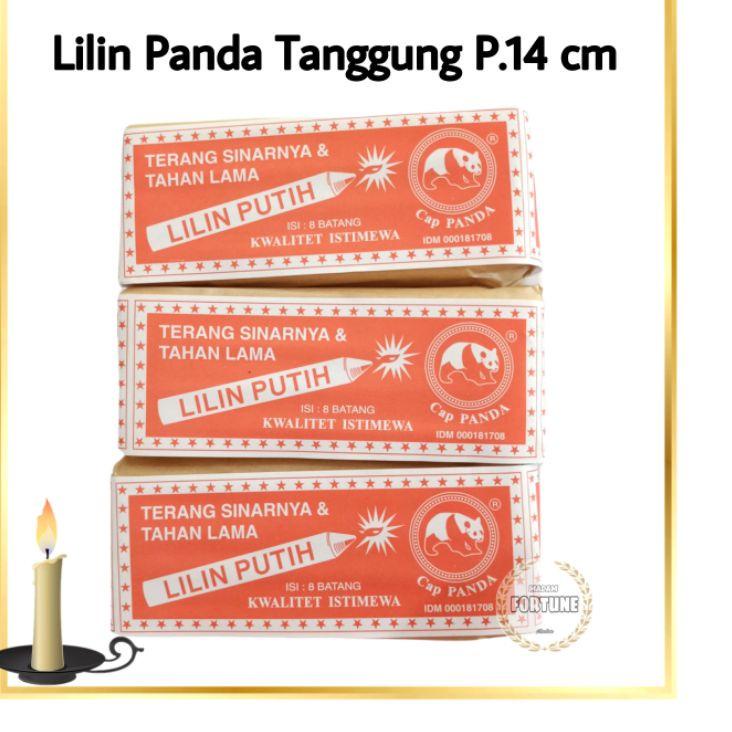 ➲ LILIN PUTIH CAP PANDA SIZE TANGGUNG PACKING KERTAS ↸