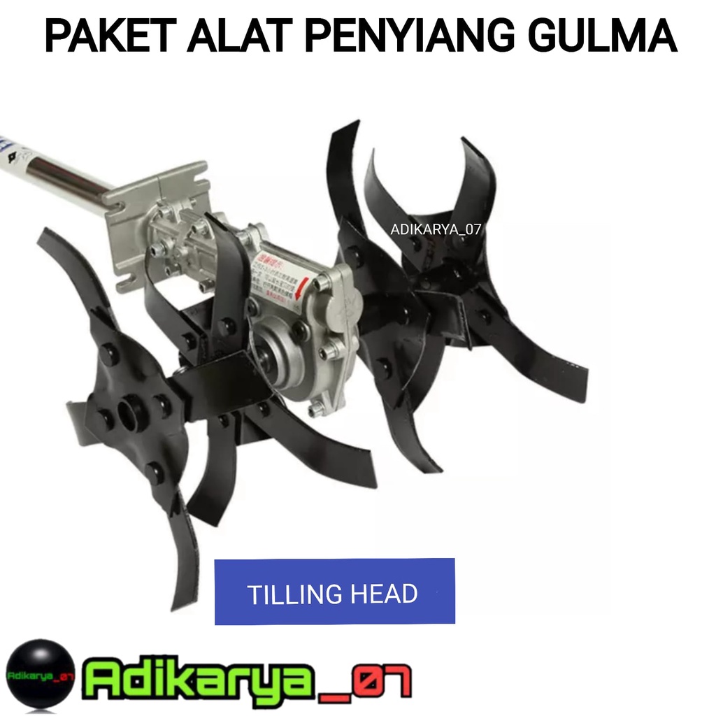 Jual Alat Penggembur Tanah Mini Tiller Alat Penyiang Gulma Tilling Head Shopee Indonesia